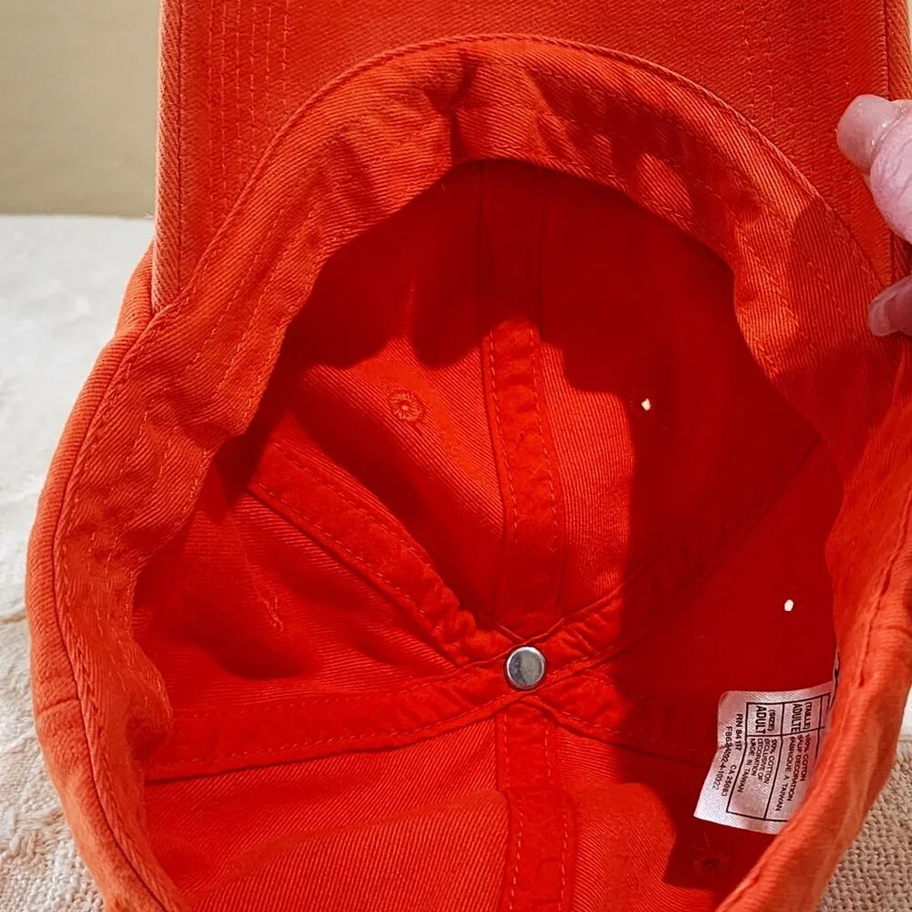 Property of Disneyland DLR 55th Anniversary Orange Adult Baseball Ball Cap Hat